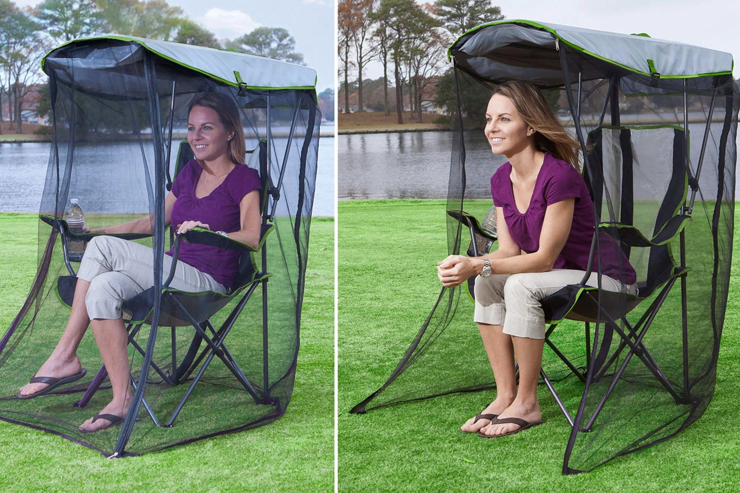 Folding chairs with canopy shop