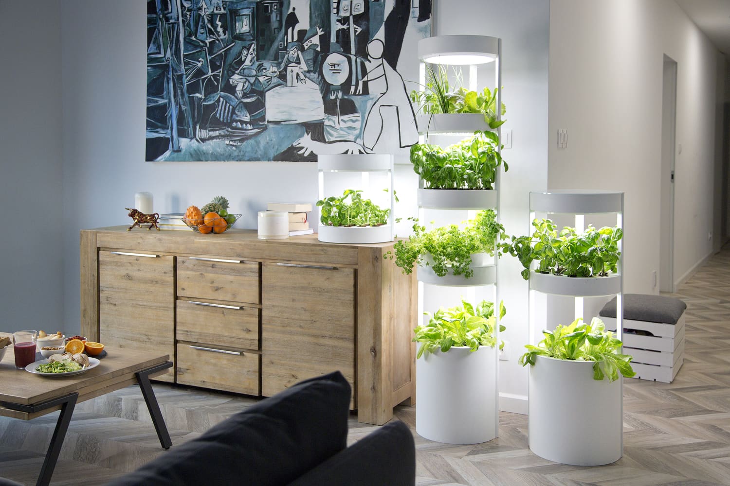 This Indoor Gardening System Stacks to Take Up Less Space Apartment