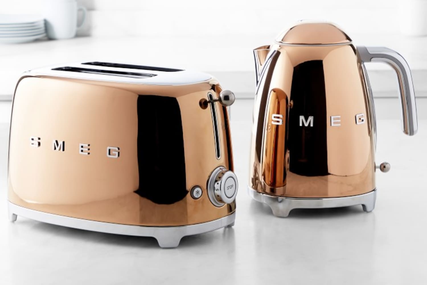 SMEG Rose Gold Kitchen Appliances | Apartment Therapy