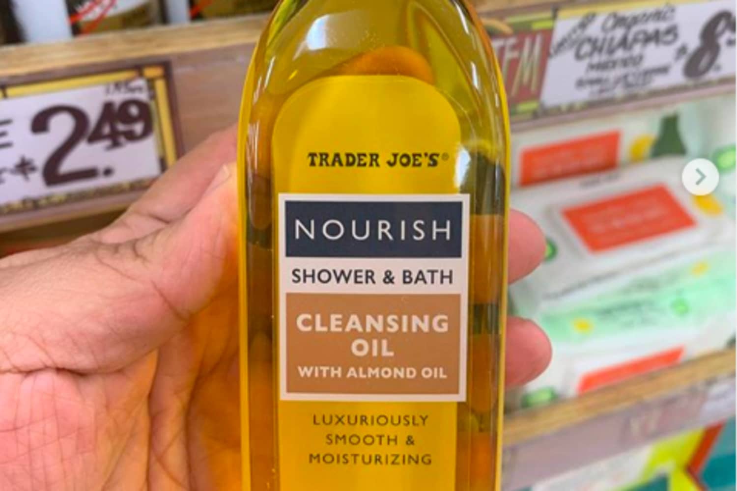 Trader Joe's Shower & Bath Cleansing Oil Review Apartment Therapy