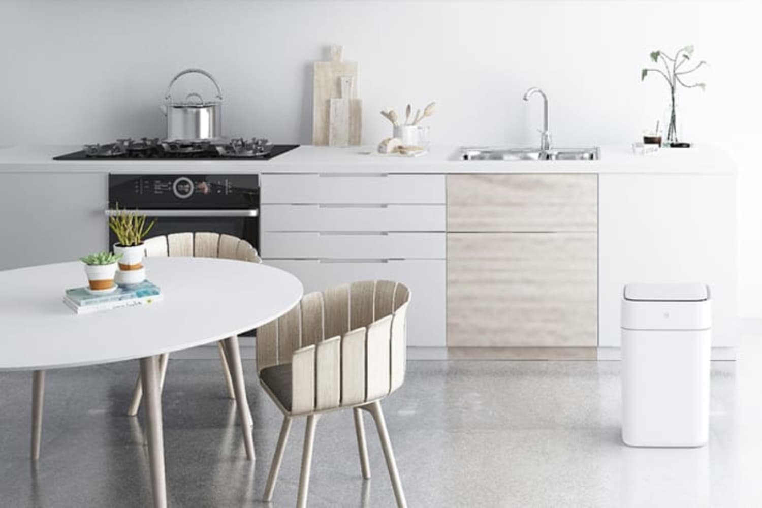 Townew Smart SelfChanging Trash Can Apartment Therapy