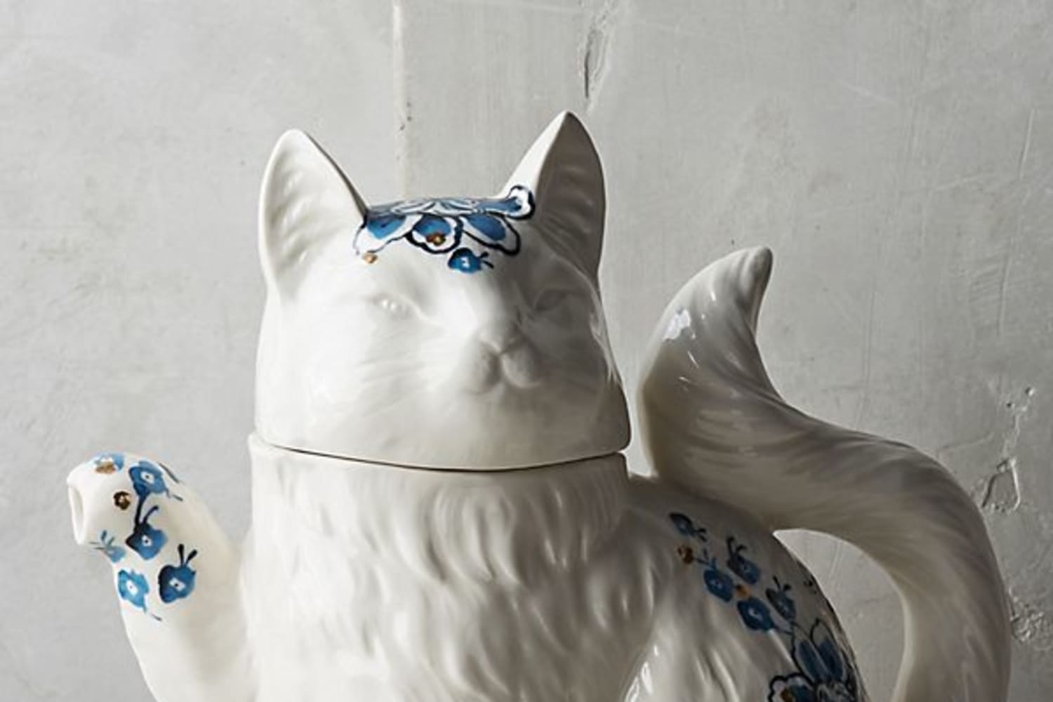 Anthropologie Cat Teapot Apartment Therapy