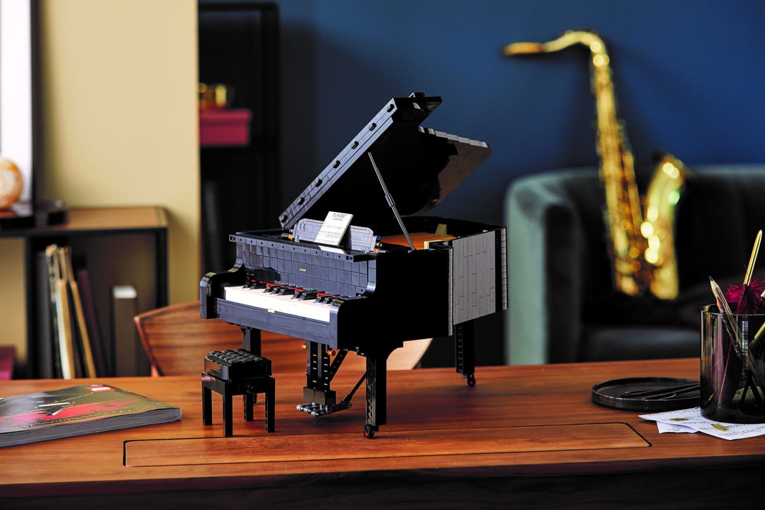 This grand piano made from LEGO is fully playable Apartment Therapy