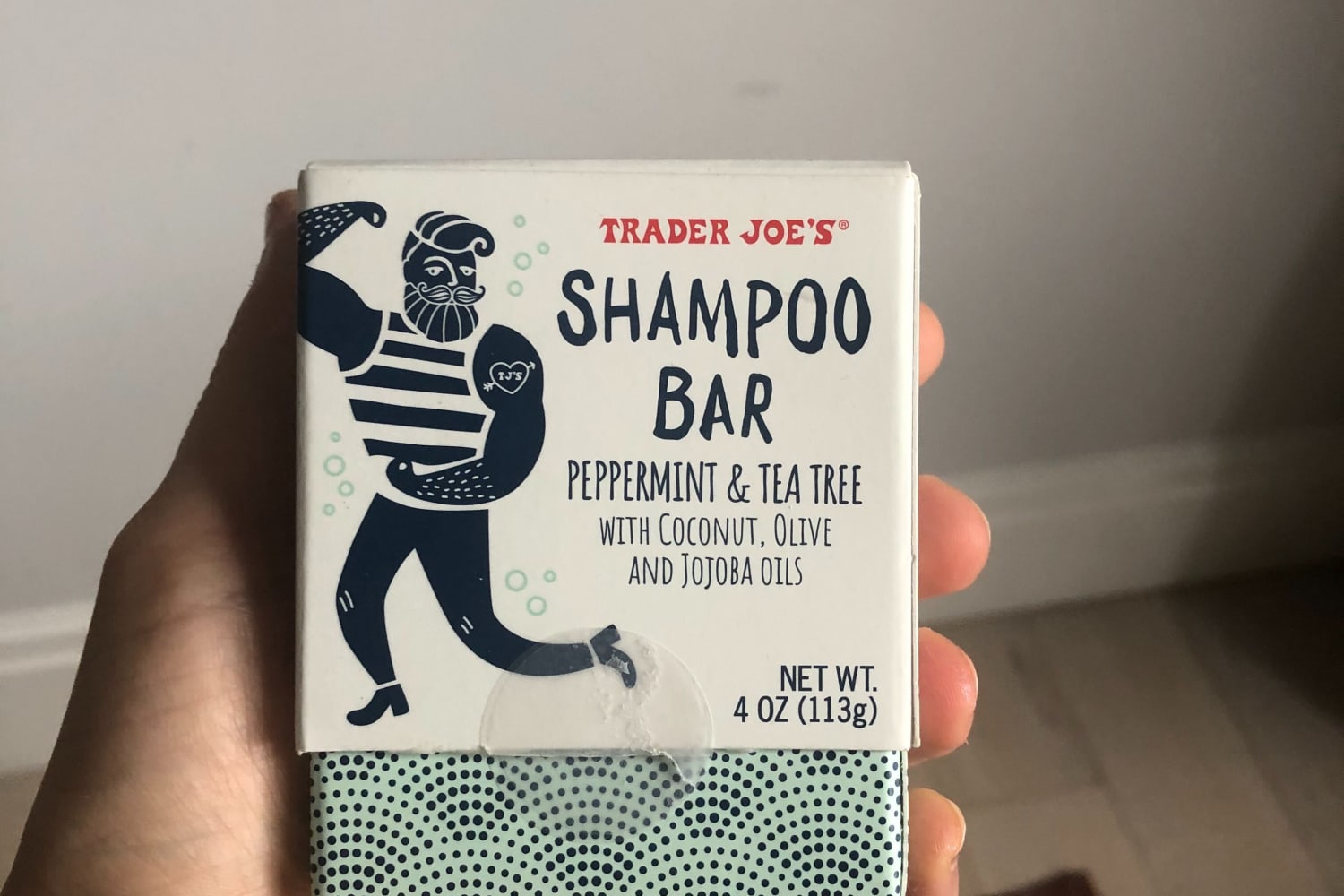 Trader Joe's Peppermint and Tea Tree Shampoo Bar Review Apartment Therapy
