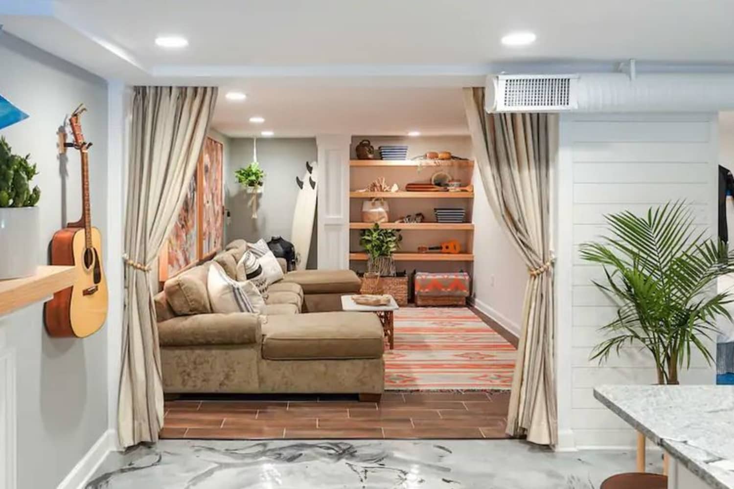 Cozy Basements on Airbnb Apartment Therapy