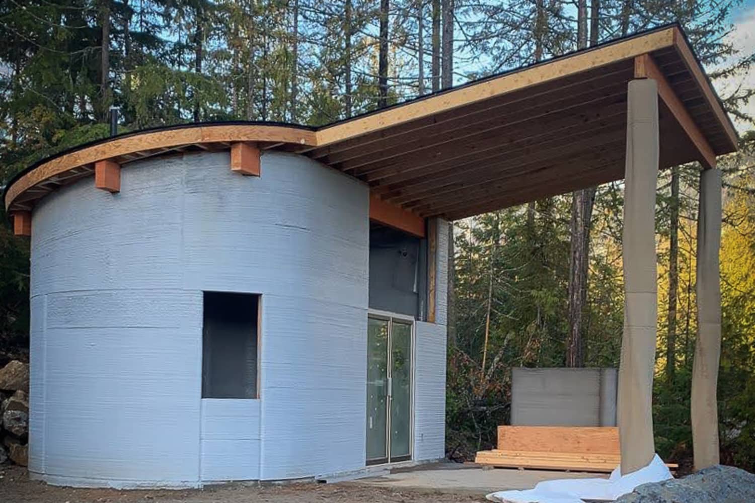 Canada’s First 3D Printed House is Inspired By the Fibonacci Sequence