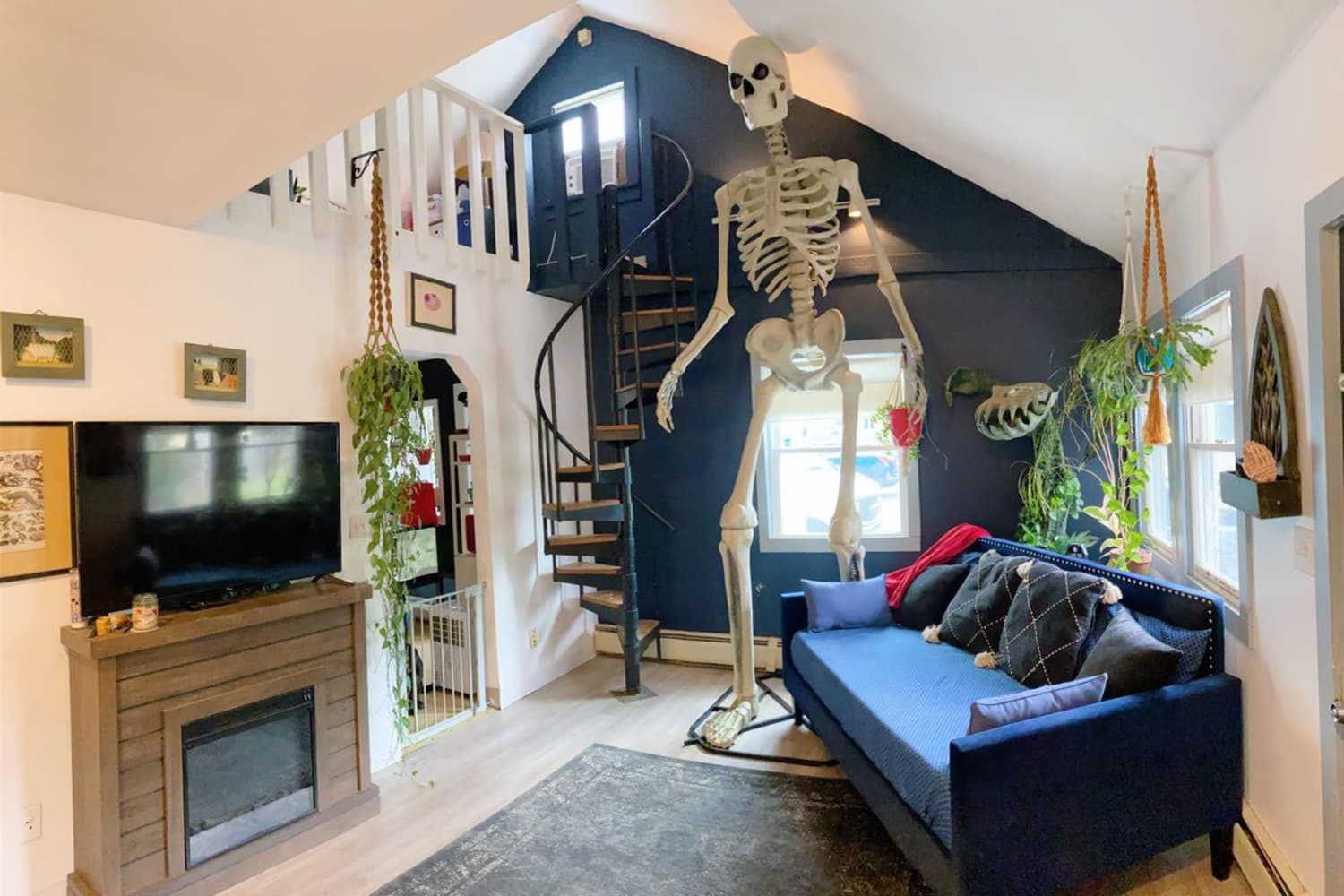 Would You Put a 12FootTall Skeleton Inside Your Home? These People
