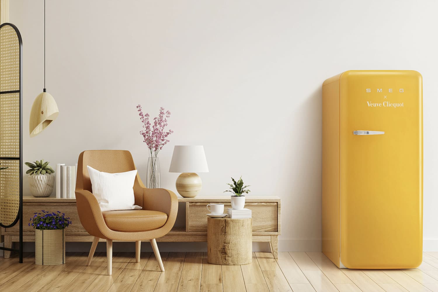 Smeg’s New LimitedEdition Fridges Are Cheerful and ChampagneInspired