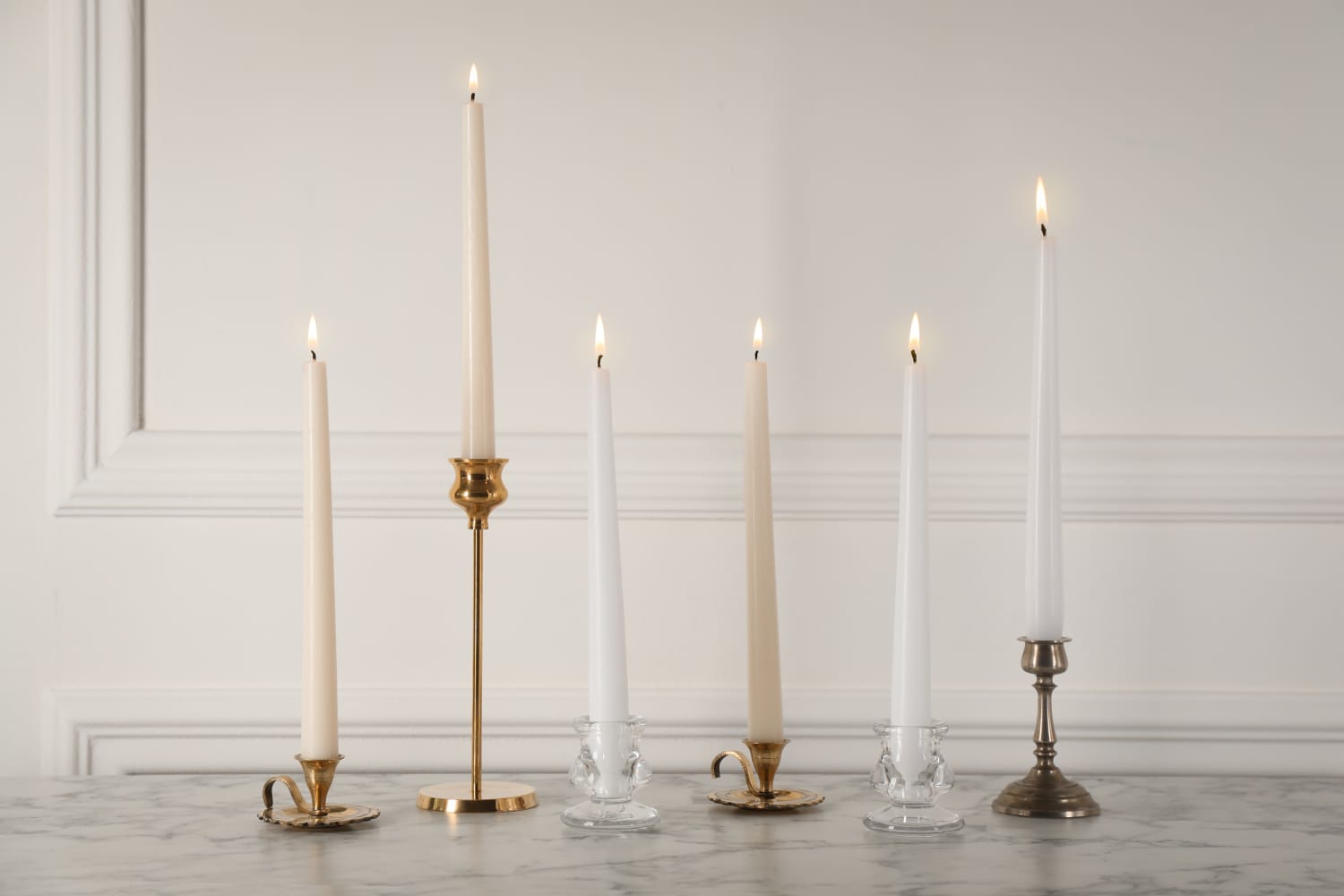 How To Easily Insert A Candle Into A Candlestick | Apartment Therapy