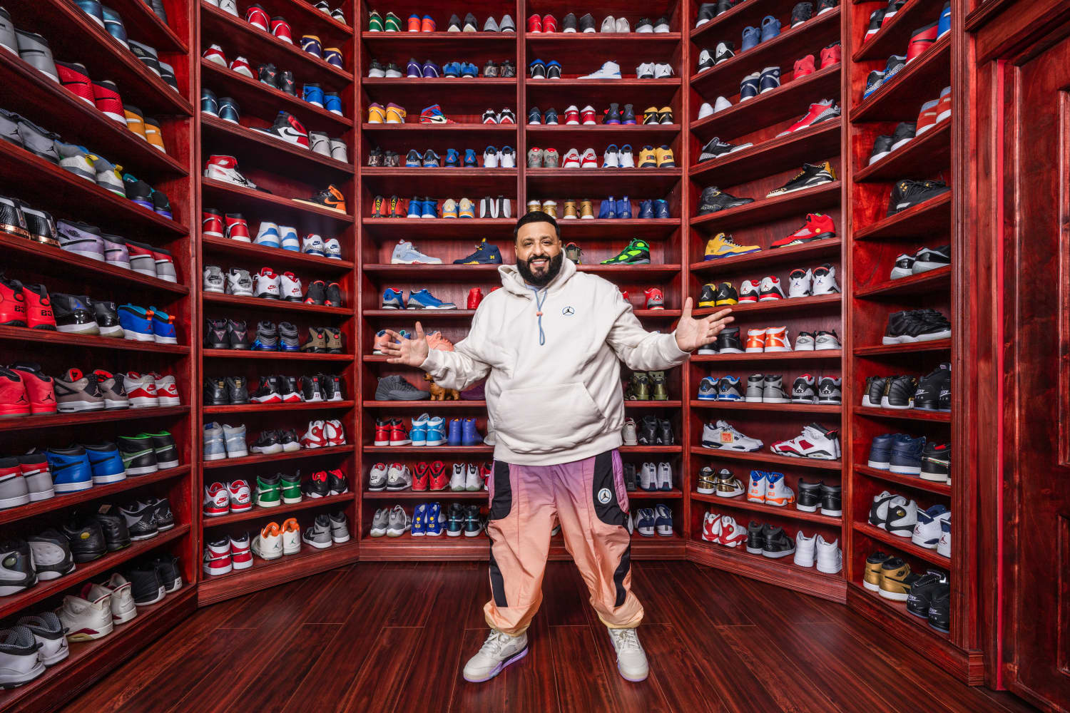 Peek Inside DJ Khaled’s Sneaker Closet (Where You Can Spend the Night)