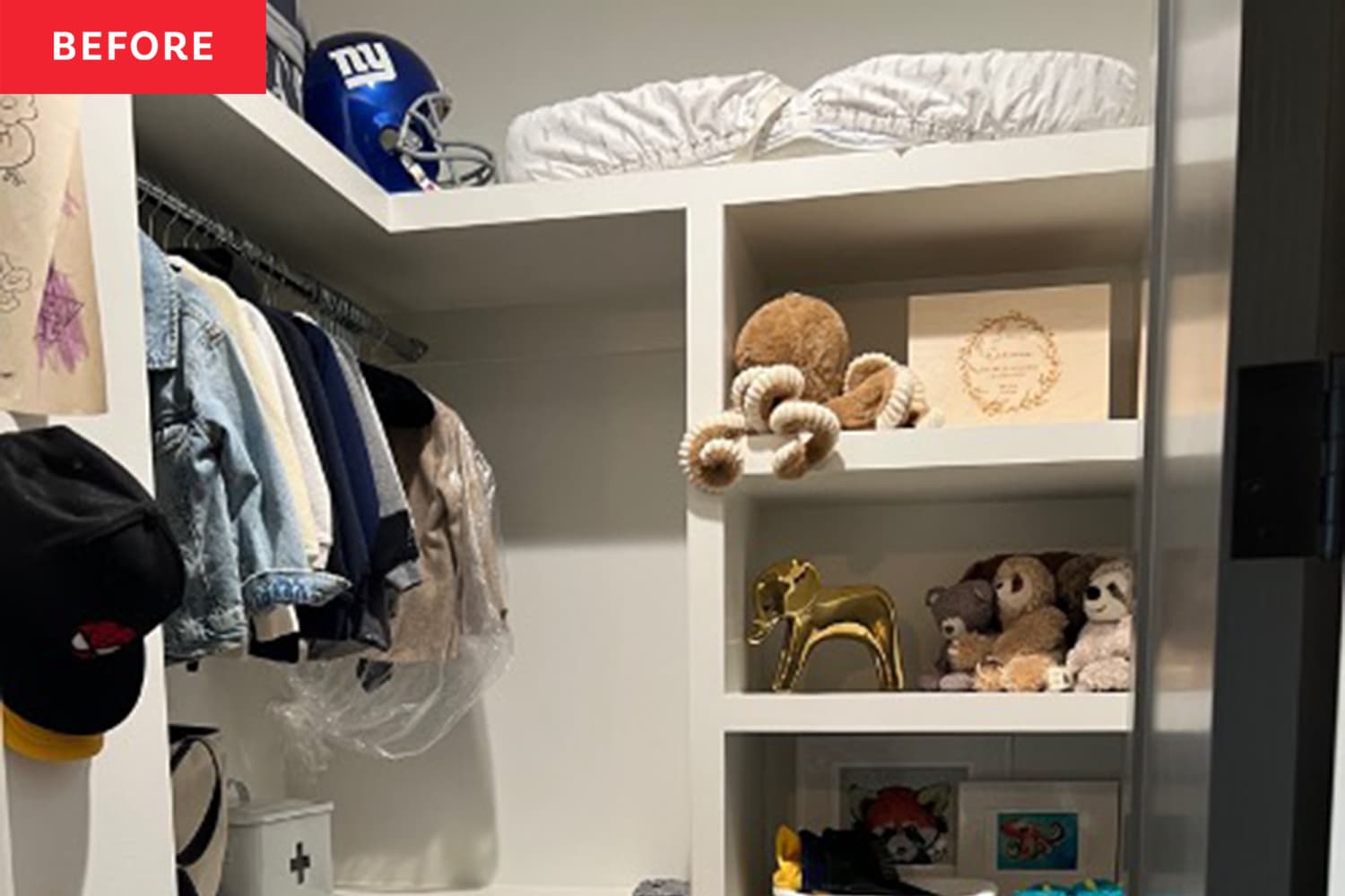 Kids' Closets Transformed to Streamline Clutter - Before and After ...