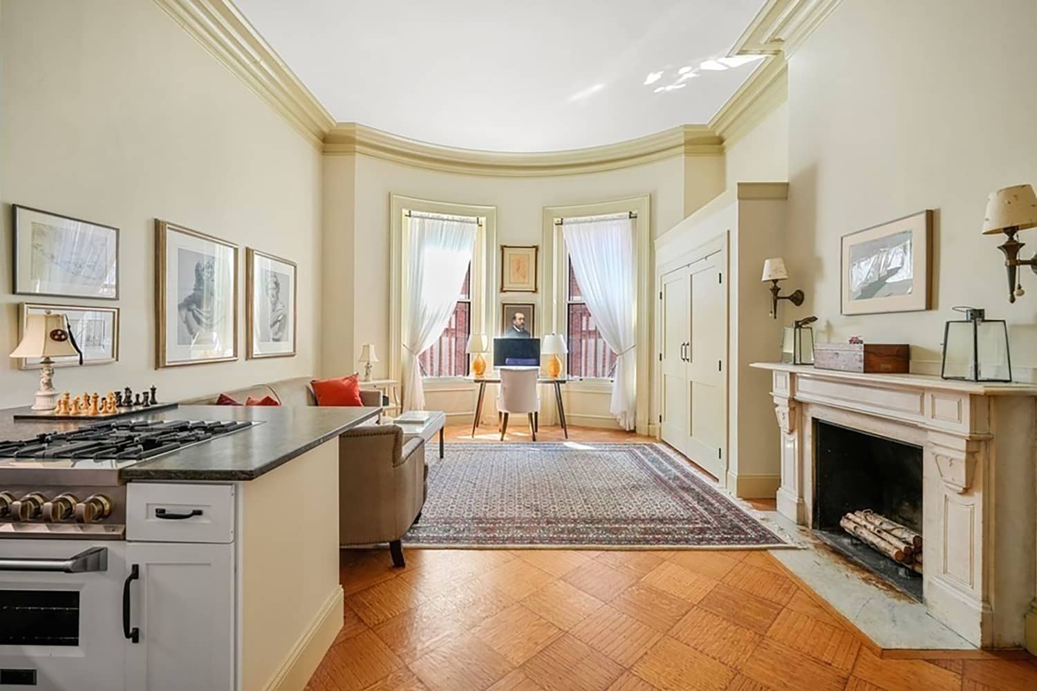 See Photos Inside This Boston Condo With a Chic Murphy Bed Apartment