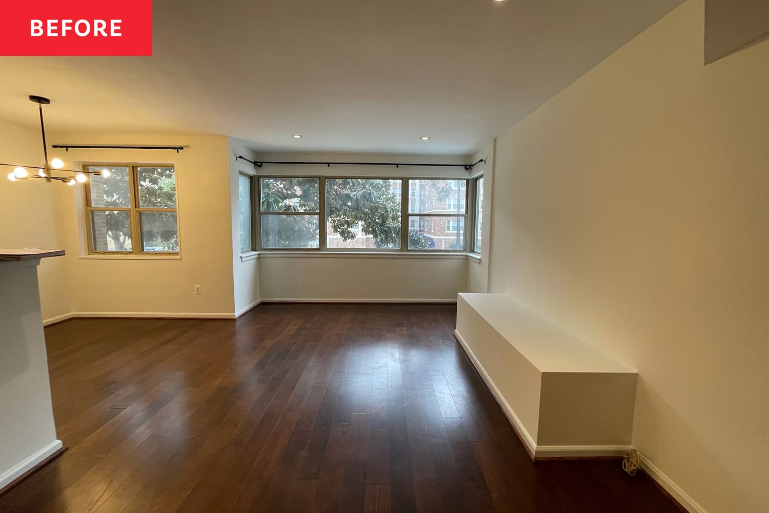 See How a Home Stager Instantly Doubled the Space in This Dark, Tiny Condo