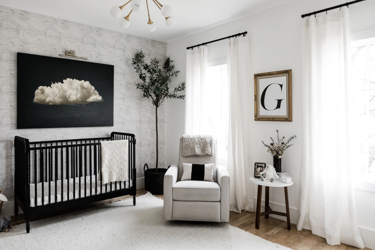 How to Design a Modern, Sophisticated, Unexpected Nursery for a Little ...