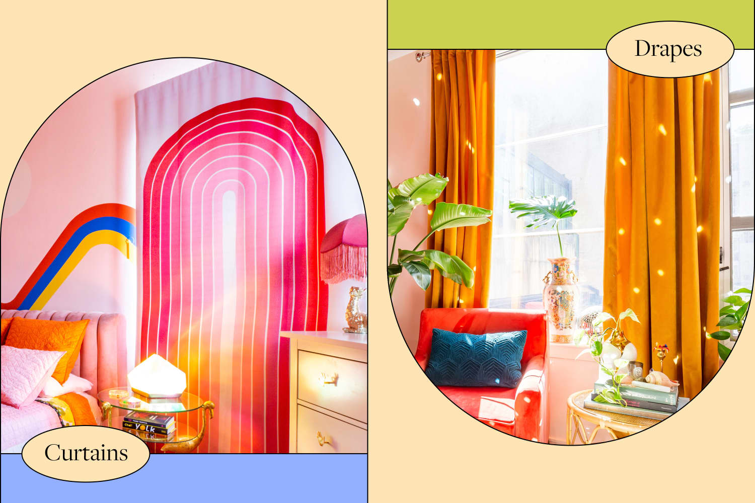 Curtains vs. Drapes Which Is Better? Apartment Therapy