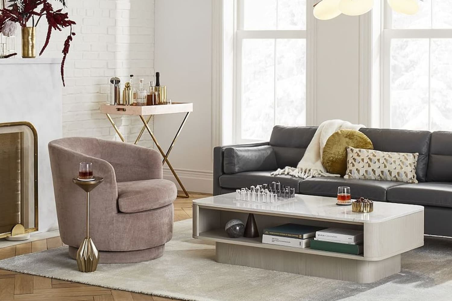 West elm shop small coffee table