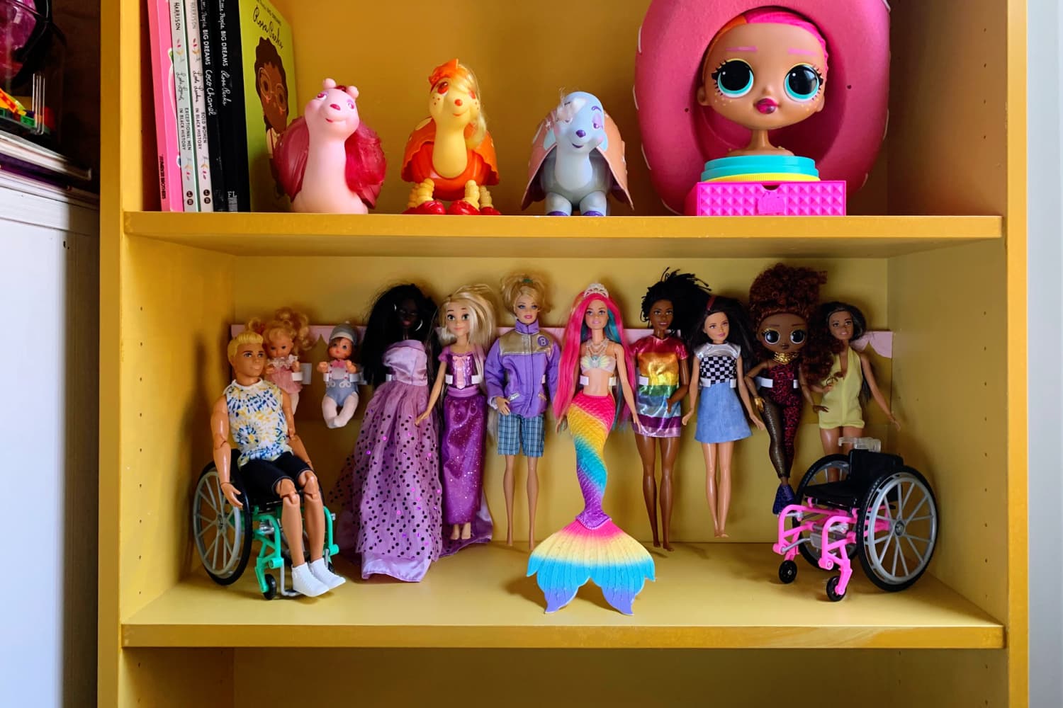 A Genius $10 DIY Barbie Storage Solution