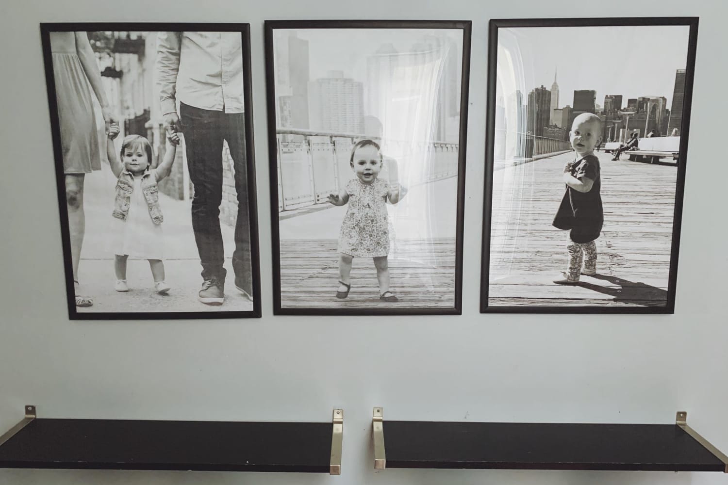 Project 10: Make and frame large family portraits for long neked wall -  House of Hepworths