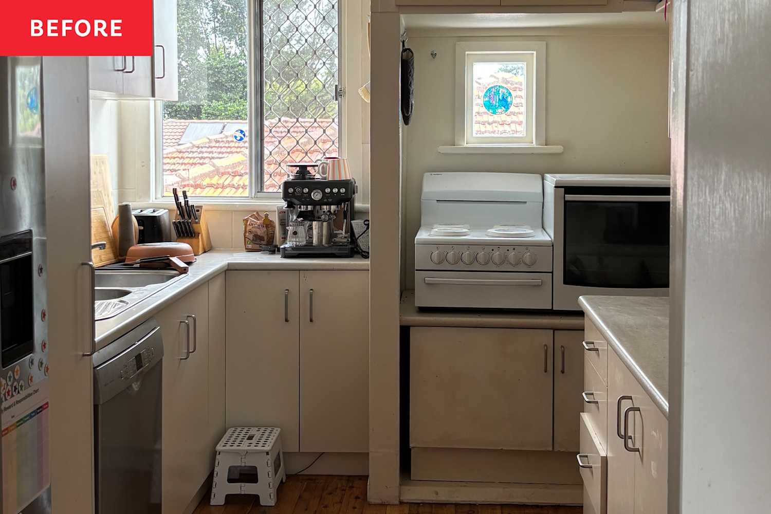 This Cozy '90s-Inspired Tree House-Themed Bed Nook Was Once a Kitchen