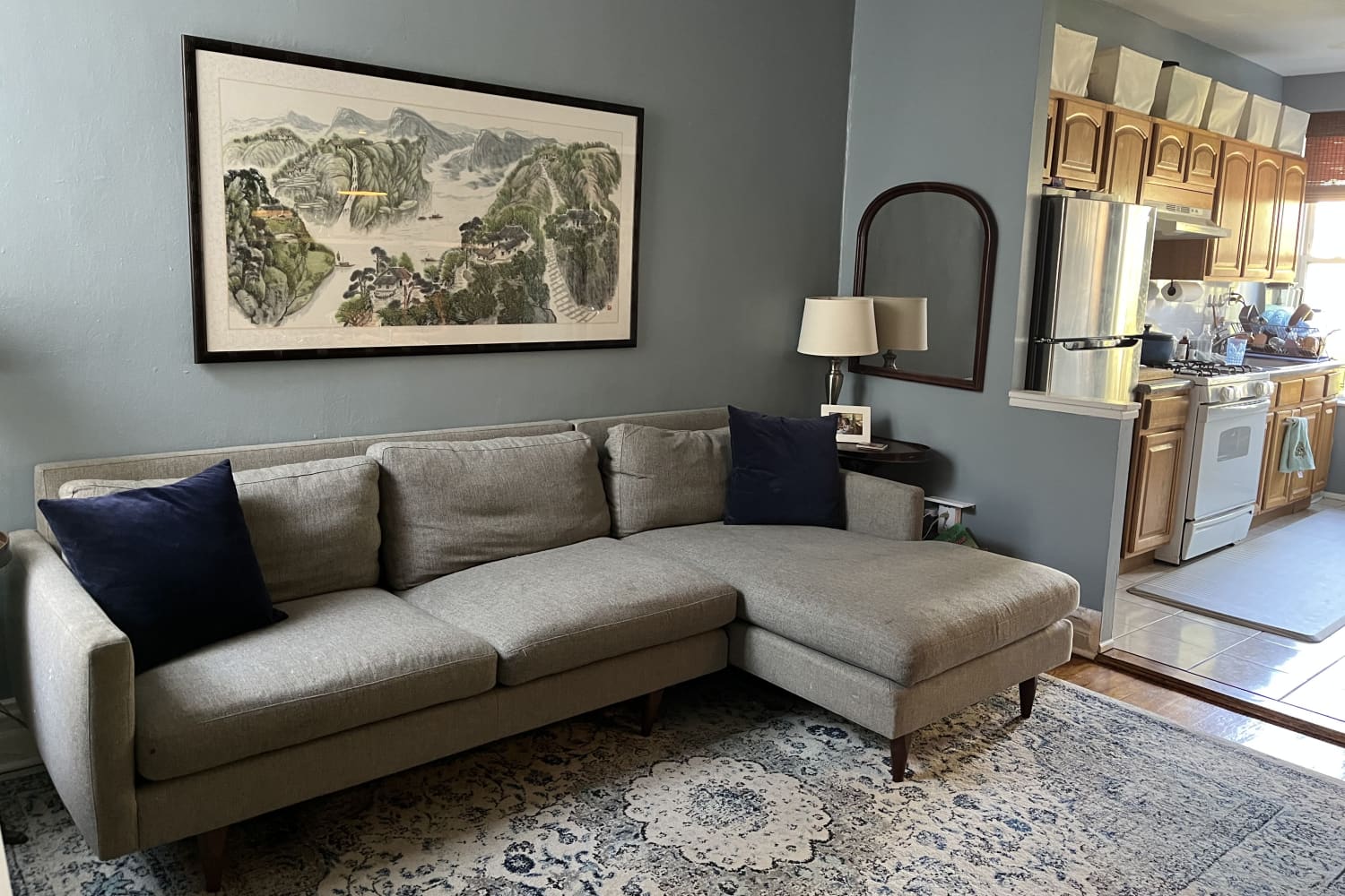 9 foot store sofa table