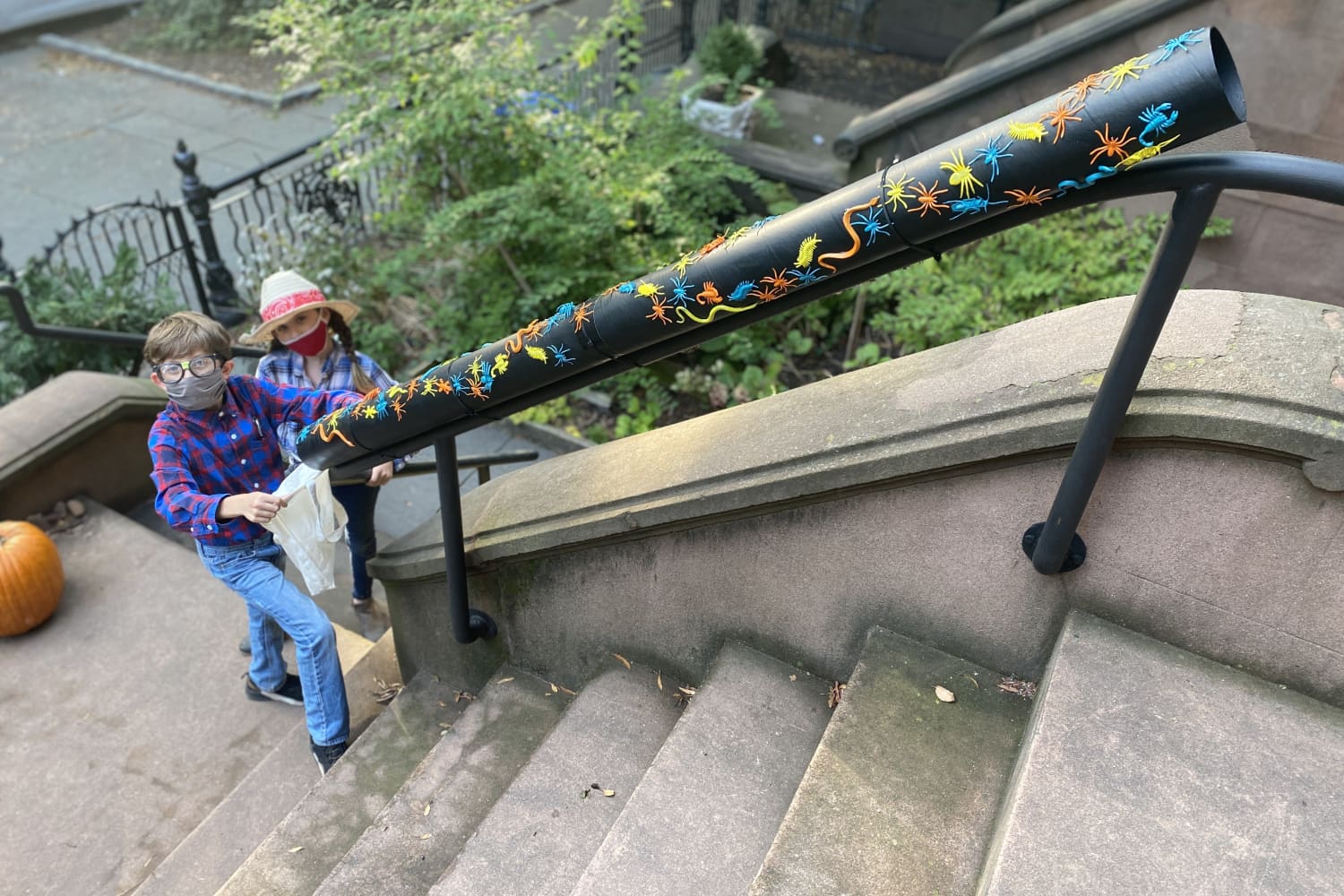 How to Make an Easy Candy Chute for Halloween Cubby