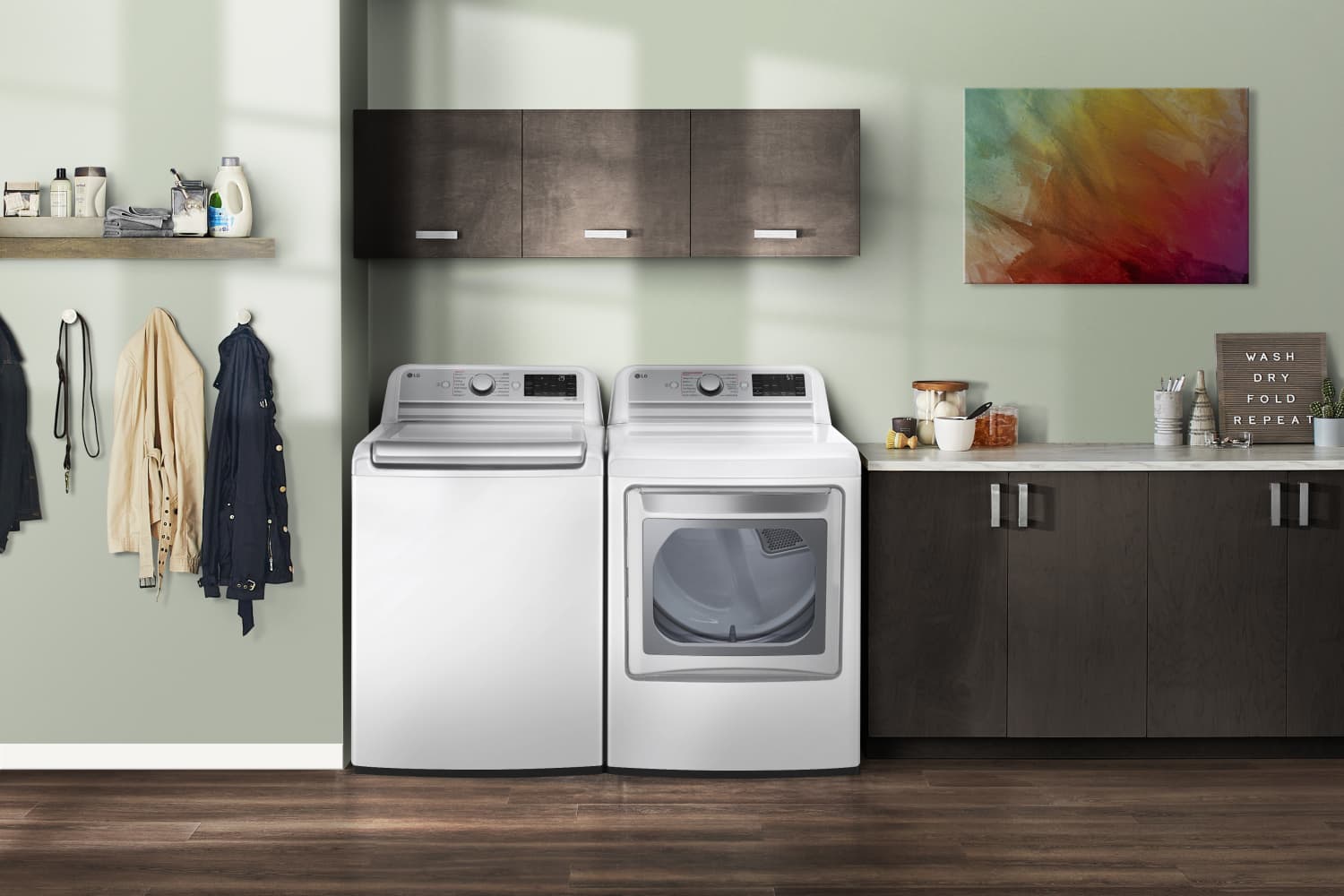 LG Top Load Washer and Dryer Review Cubby