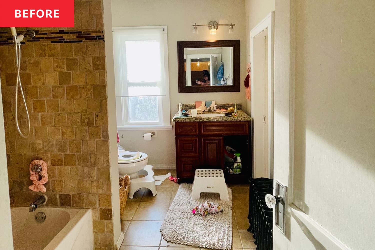 My Family’s Small, Smart, Colorful Bathroom Redo – Photos
