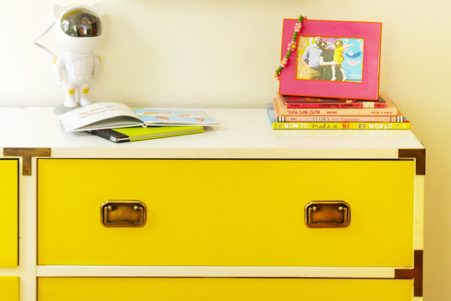 How to Frame an Heirloom Piece of Kids Clothing Cubby