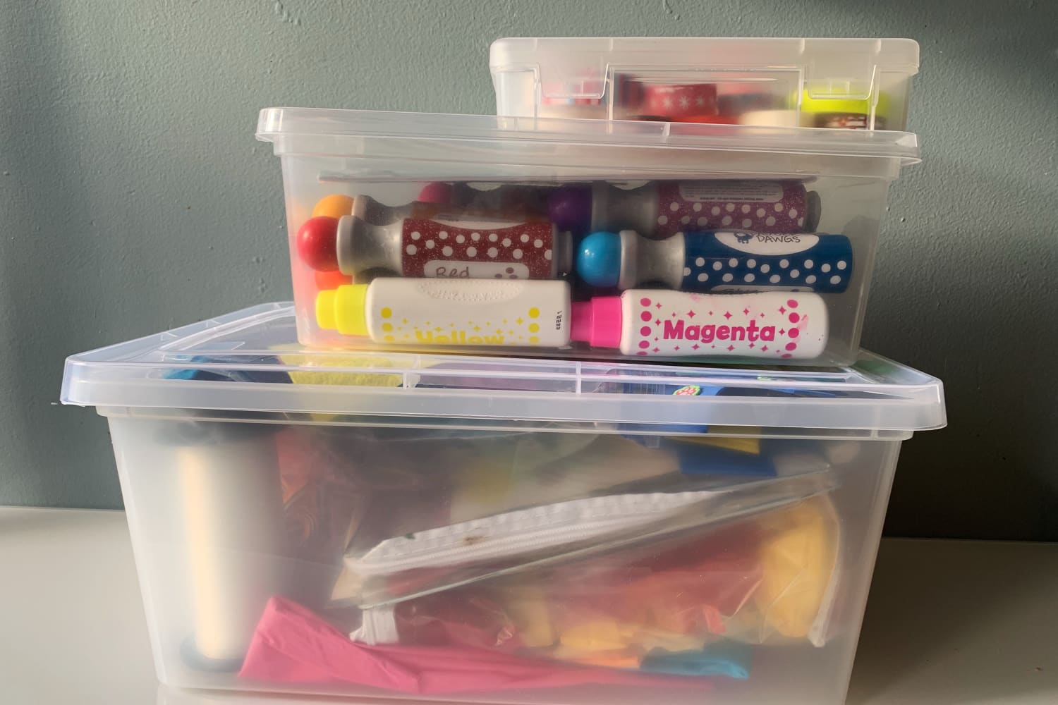 Iris USA Storage Bin Review for Arts & Crafts Supplies Apartment Therapy
