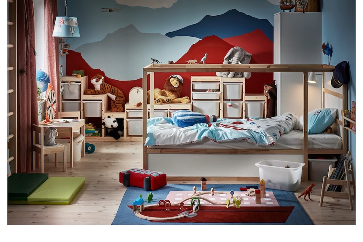 The IKEA KURA Bed Is the Perfect Toddler Loft Bed Cubby