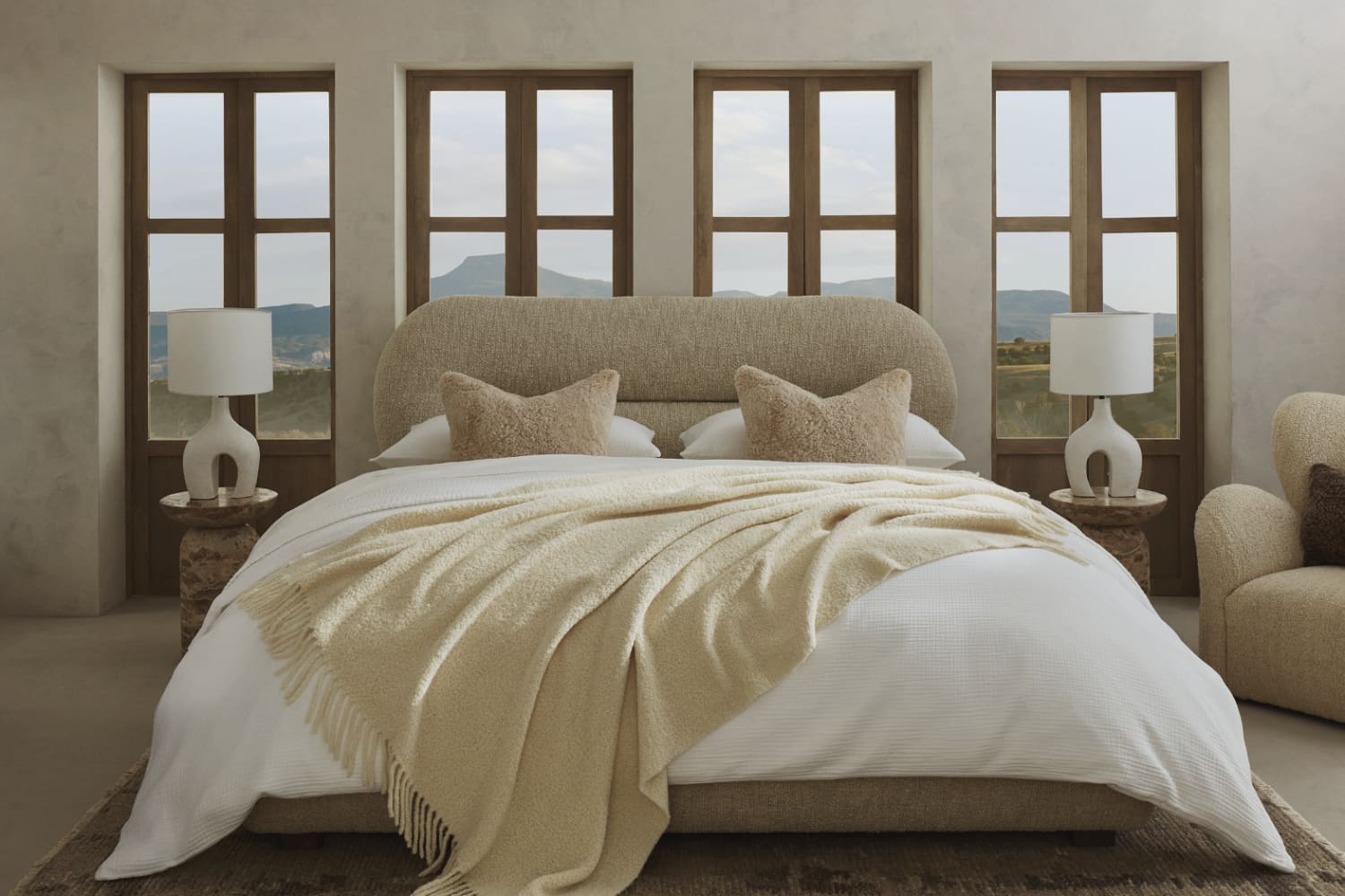 Banana Republic Bedding Sale: Save 15 Percent With Our  Banana Republic Ivory Duvet Cover with Black Embroidered Border main image 0