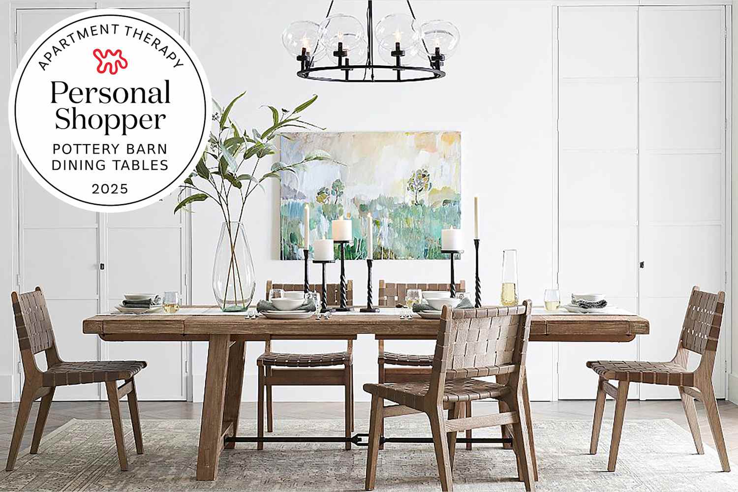 modern dining pottery barn dining table set