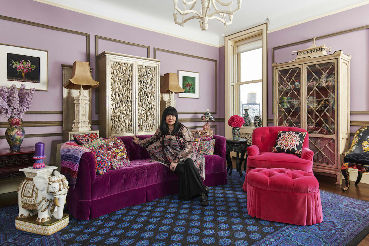 Designer Anna Sui and Ruggable Just Launched a Stylish Rug
