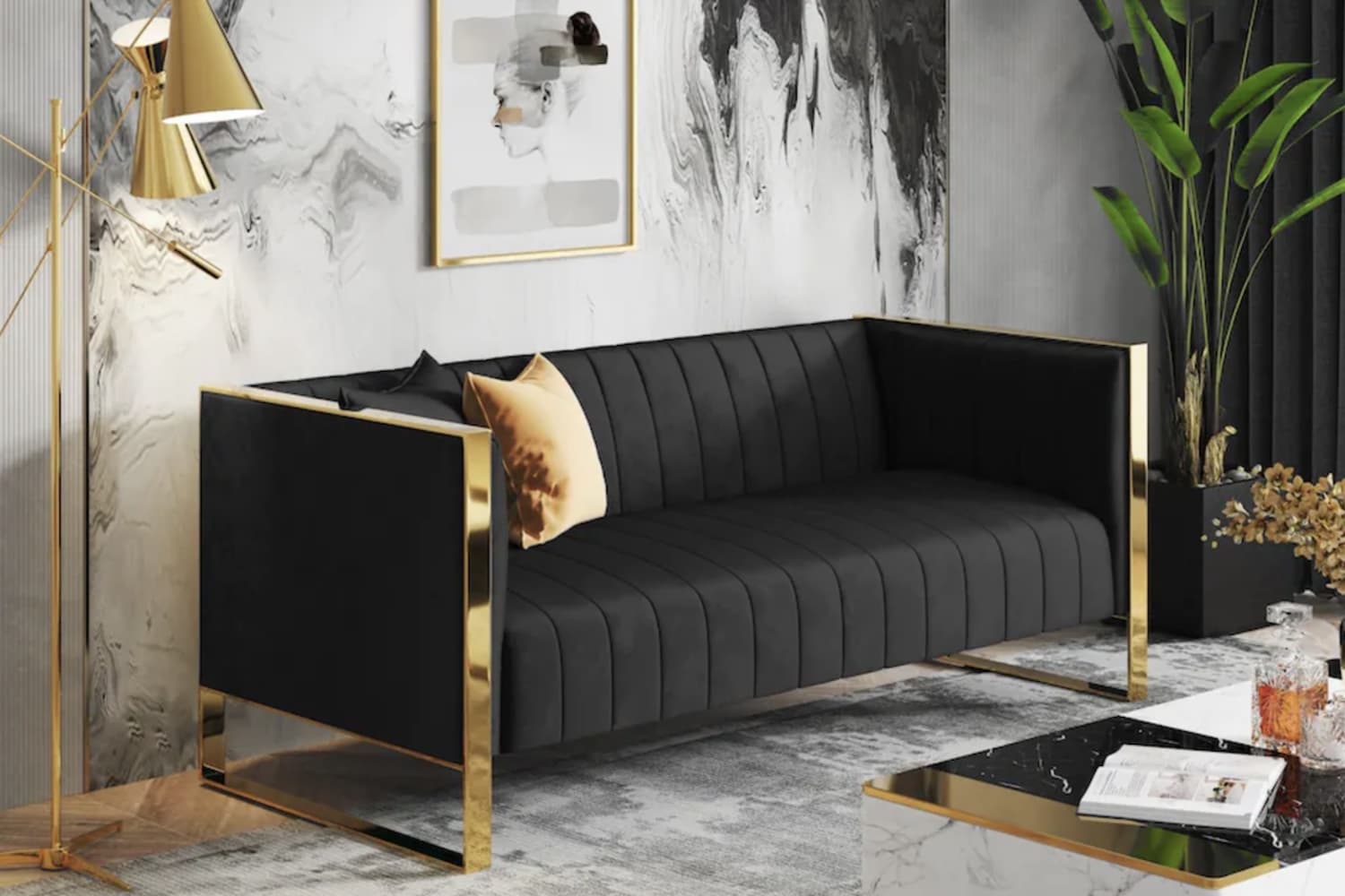 LuxuryStyle Sofas for Less at American Signature Furniture Apartment