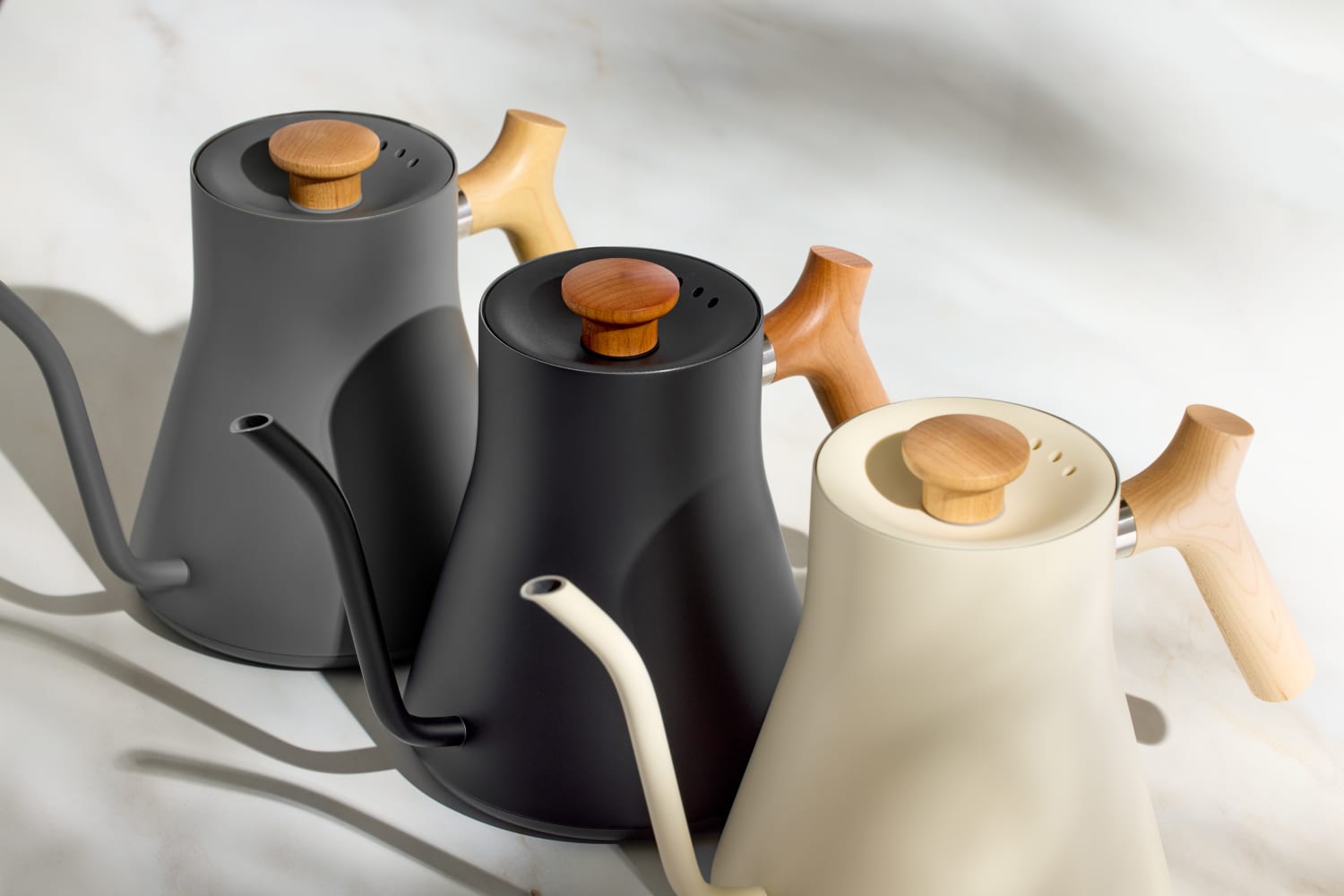 The Fellow Stagg Electric Kettle Comes in New Neutral Colors The Kitchn
