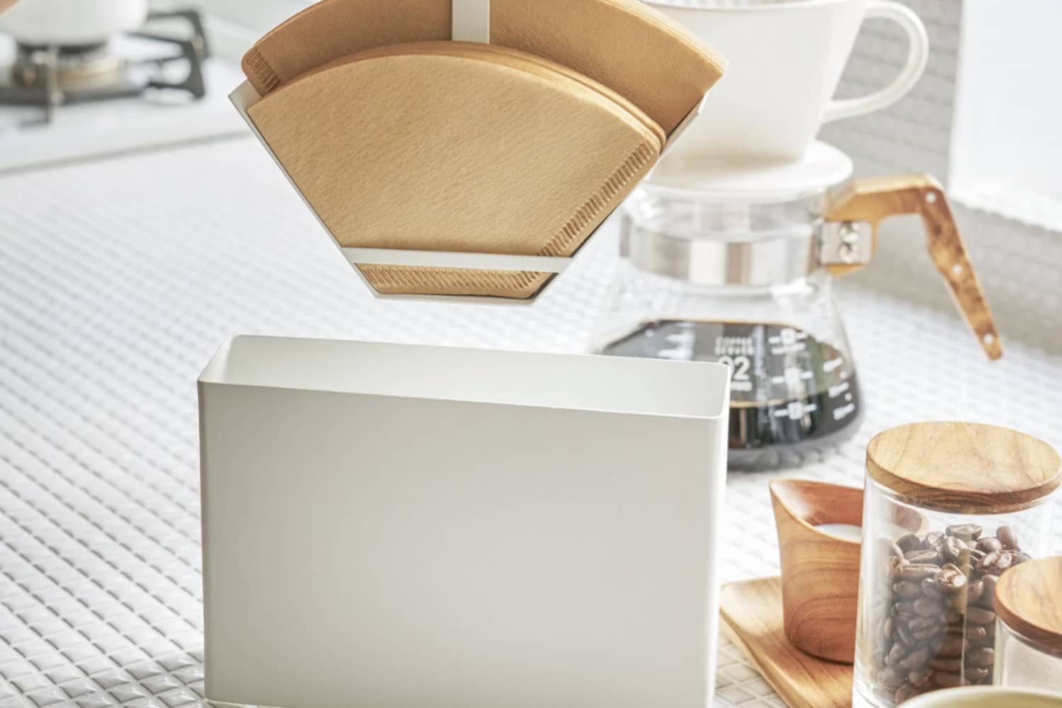 This Sleek Coffee Filter Case Will Declutter Your The Kitchn