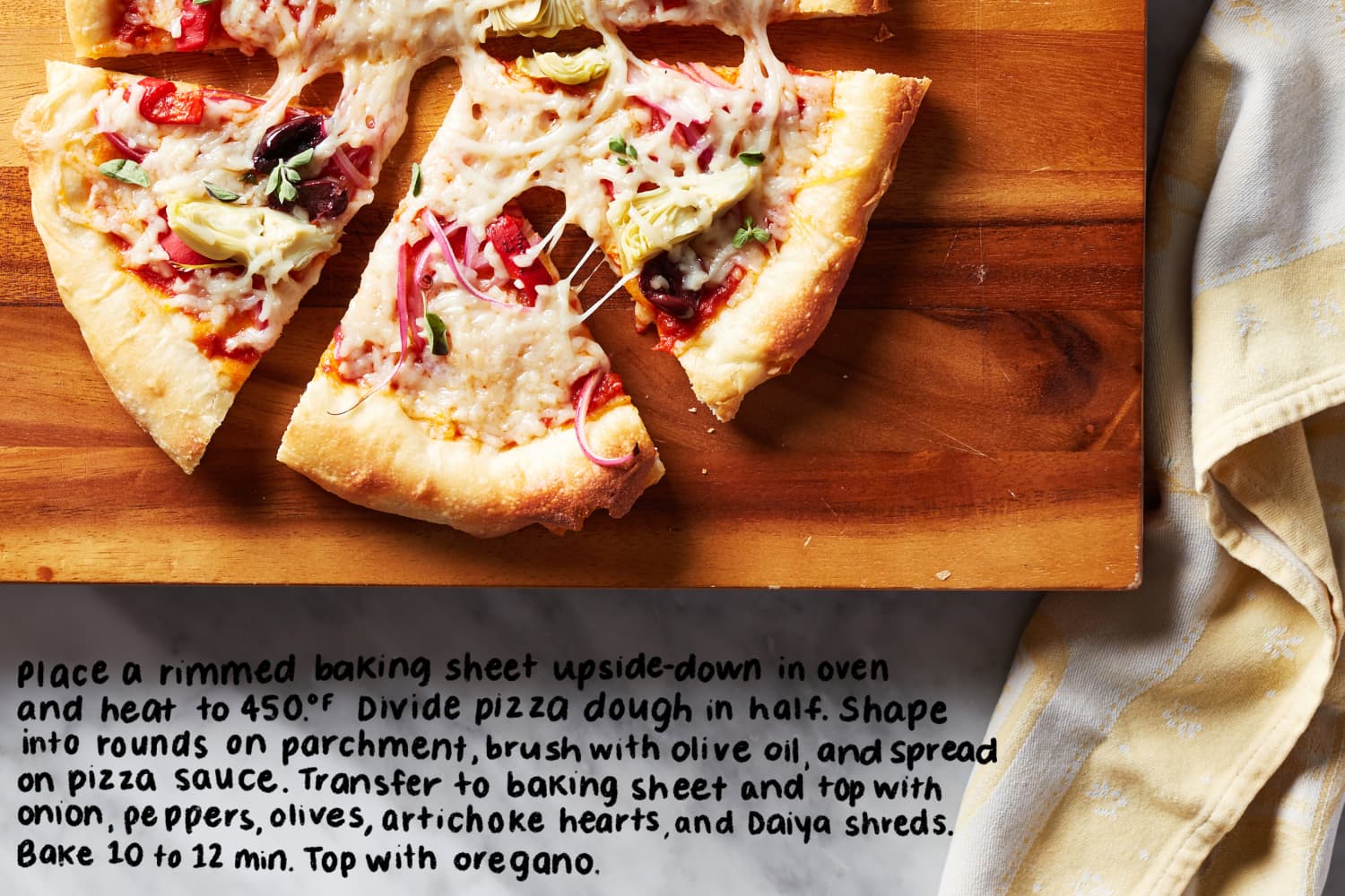 Greek Vegetable Pizzas Recipe The Kitchn