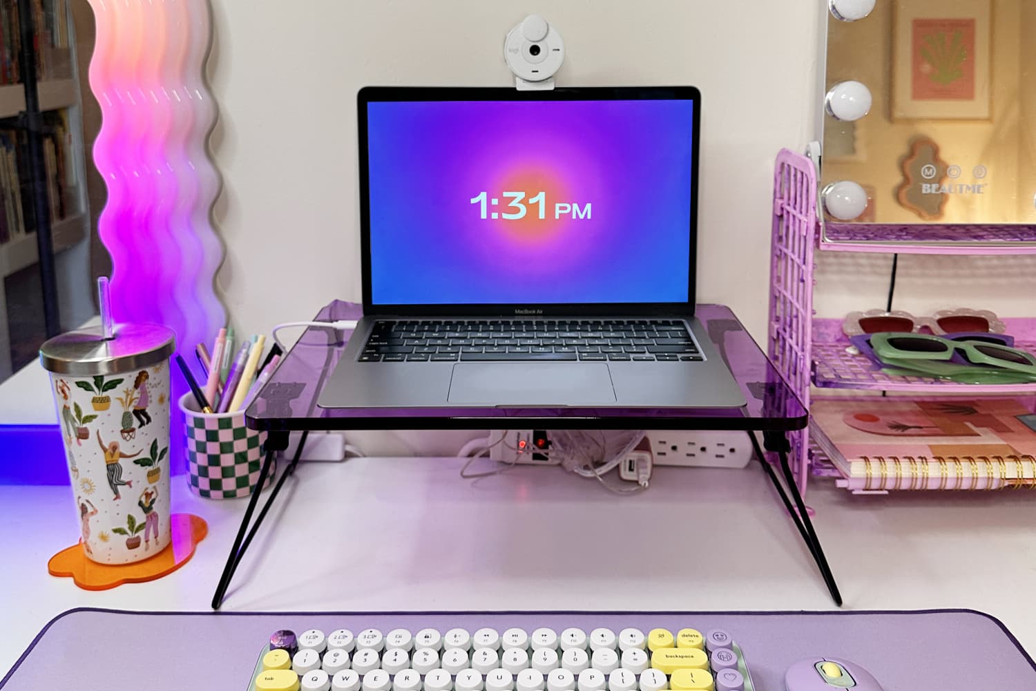 This Y2KInspired Desk Setup Proves Keyboards (Yes, Keyboards) Can Be