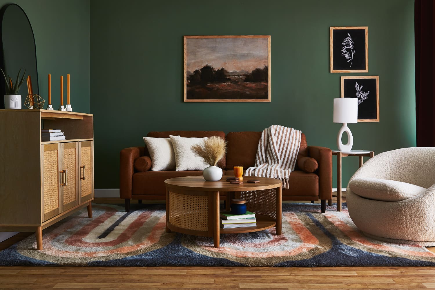 Walmart mid century modern best sale