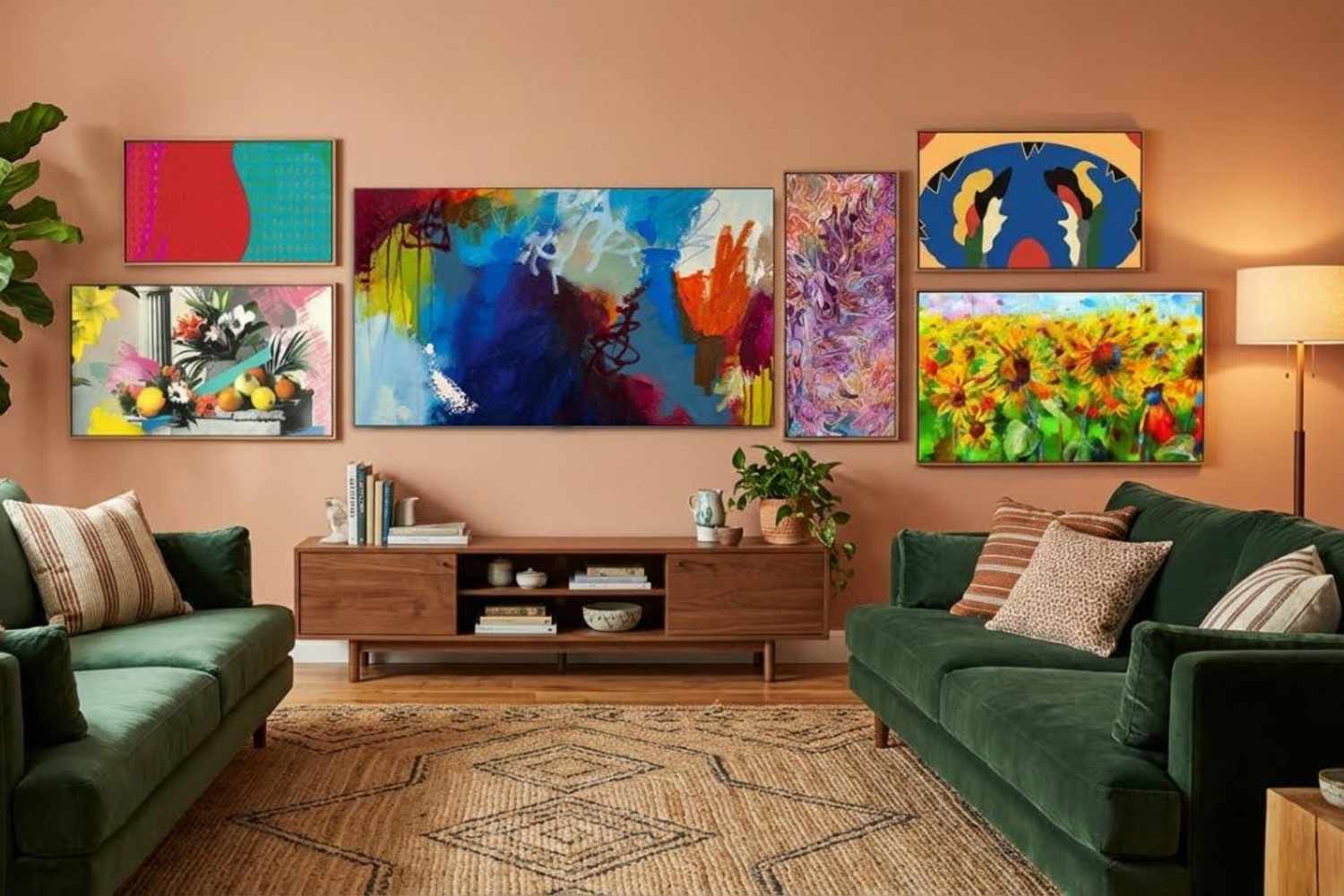 Image result for The Clever Way to Turn Your Home into a Curated Art Gallery | Apartment ...
