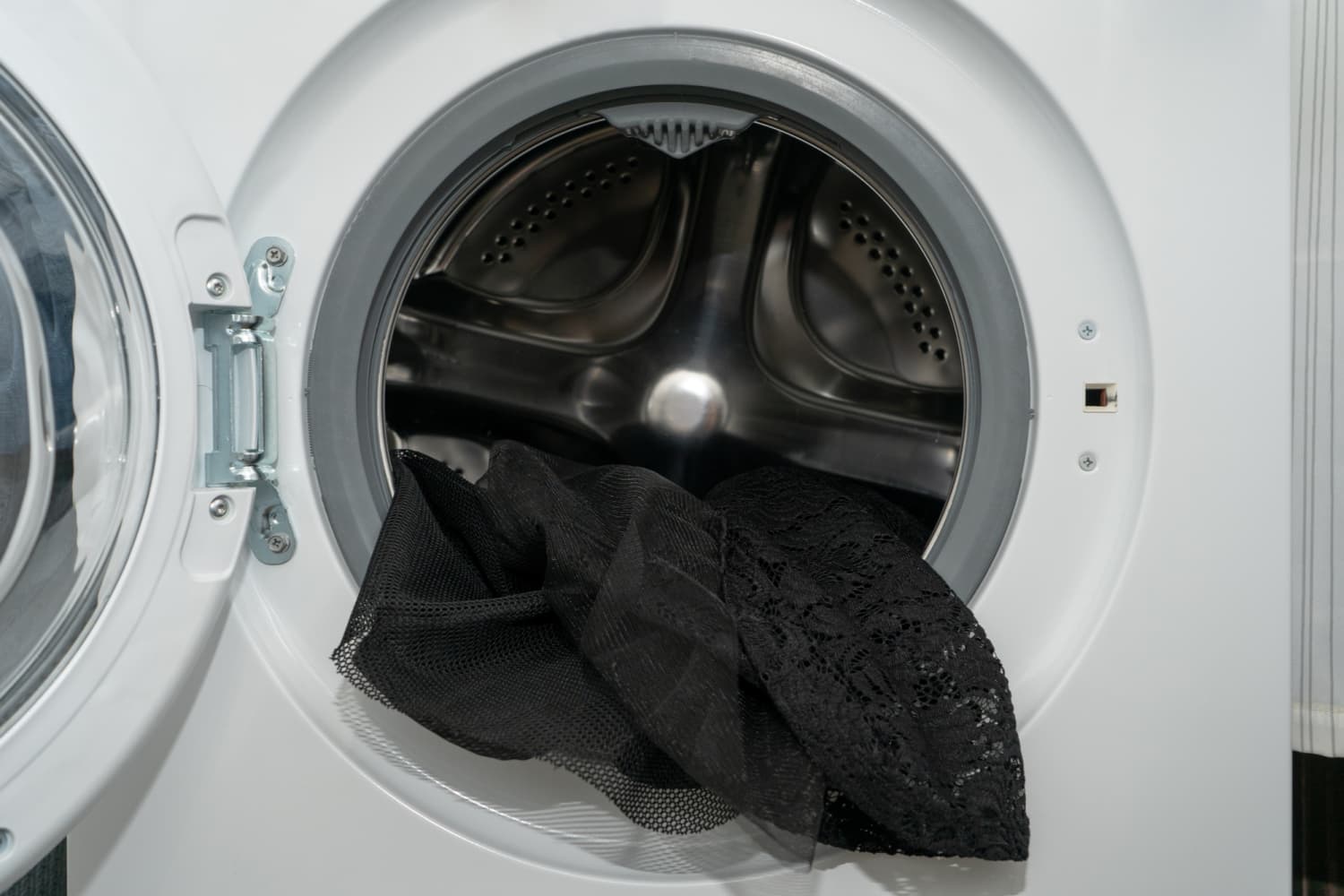 Dry clean only jacket in washing machine top