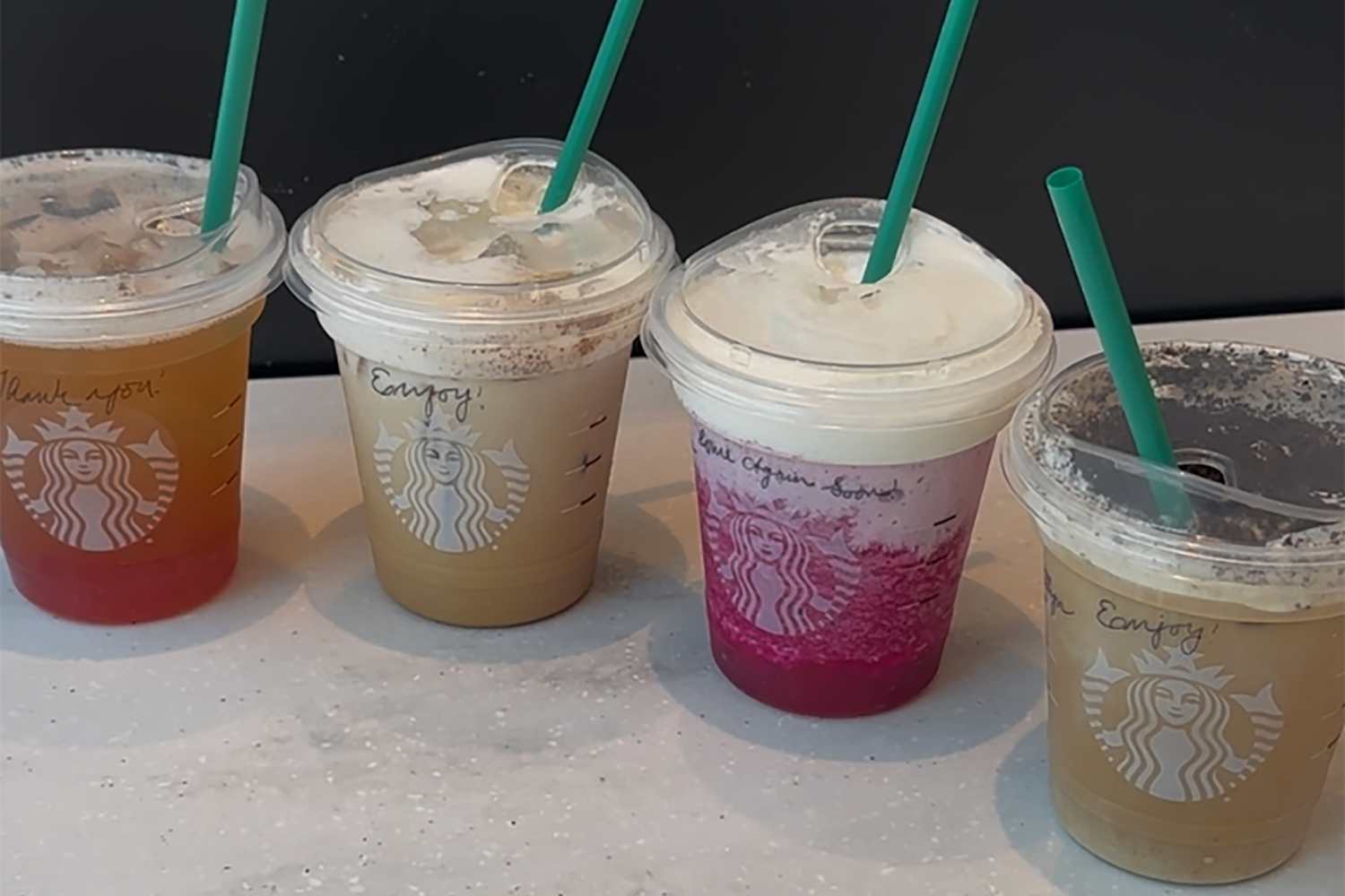 starbucks drinks menu pictures