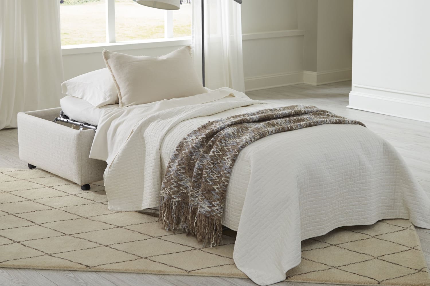 9 Best Sleeper Ottomans 2021 Apartment Therapy