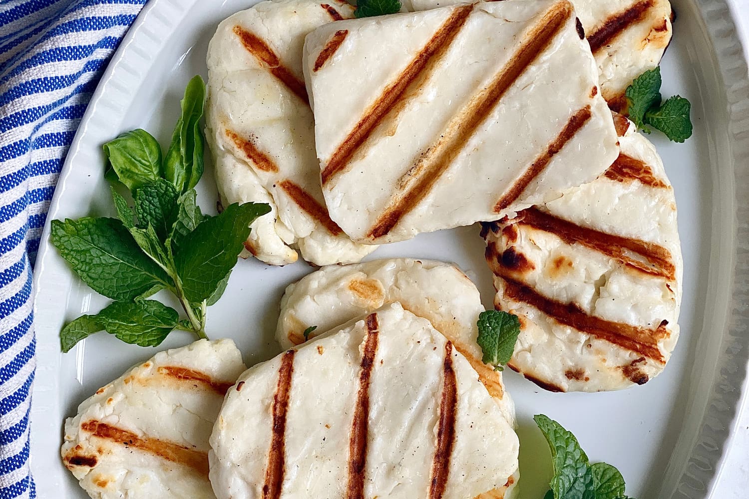 2-Ingredient Grilled Halloumi