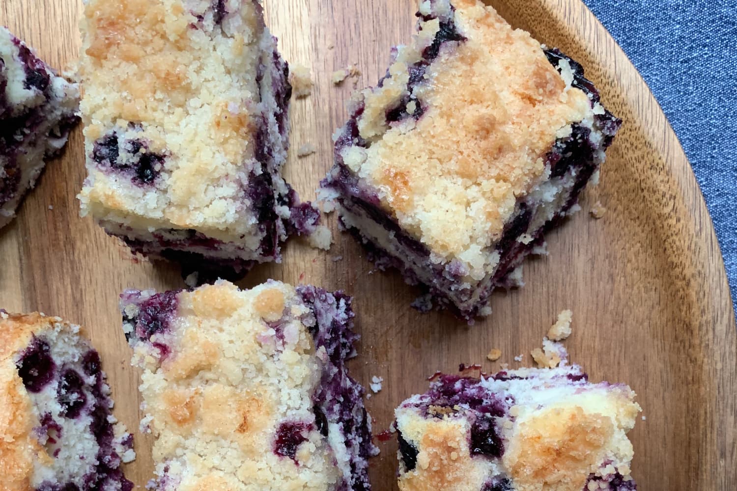 Recipe Review Alton Brown S Blueberry Buckle Kitchn His version calls for cake flour, but truthfully i don't really keep cake flour in my pantry. alton brown s blueberry buckle
