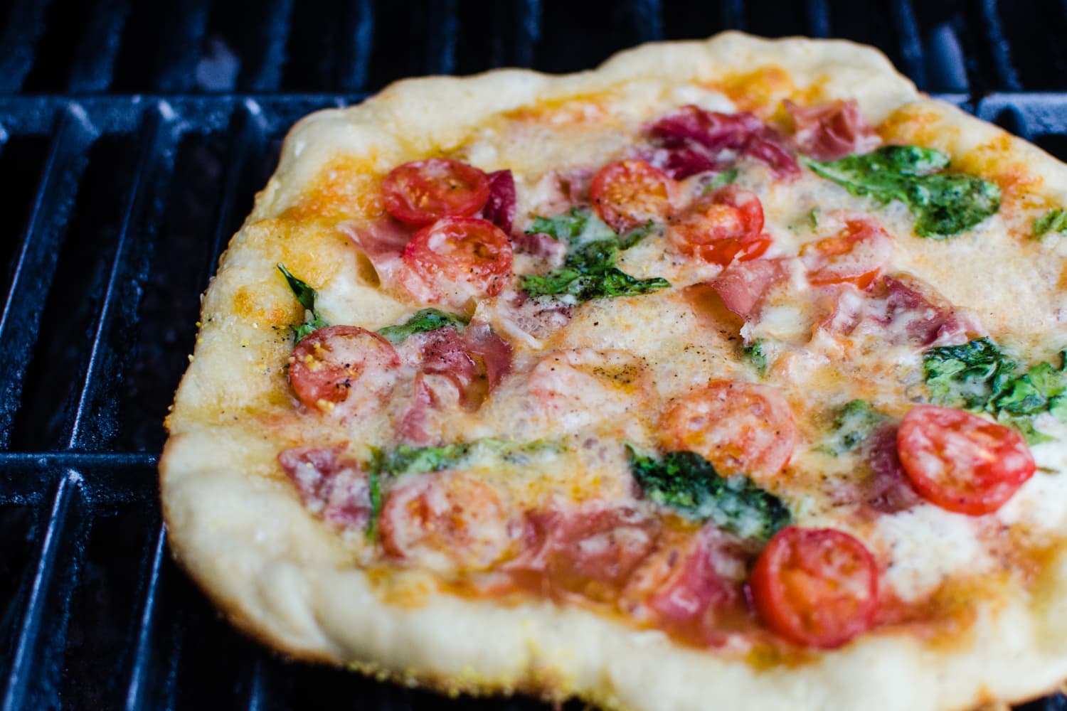 Grilled Pizza with Finex's Grill Pan – The Happy Cook
