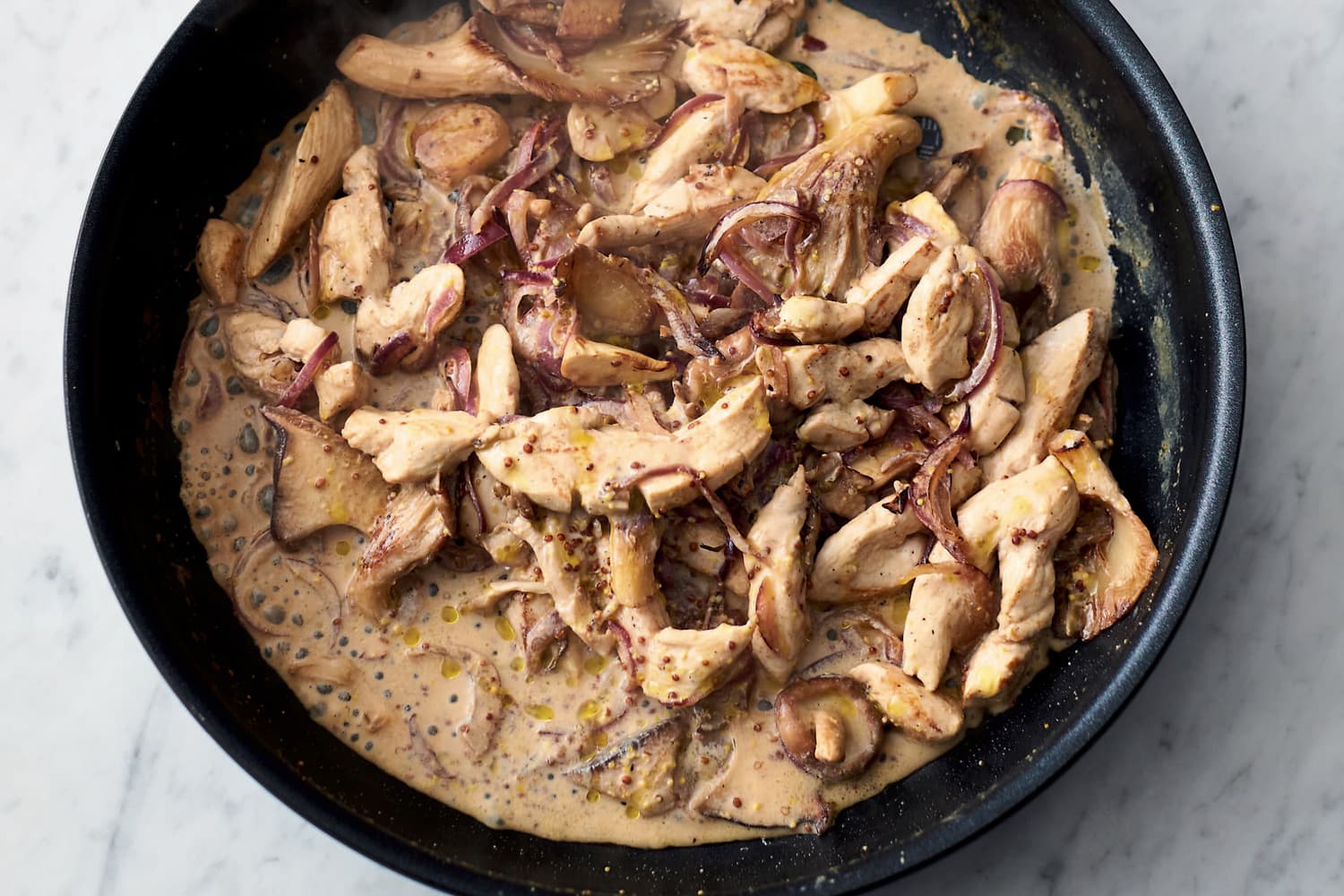 Creamy Mustard Chicken Recipe (5 Ingredients, One-Pan)