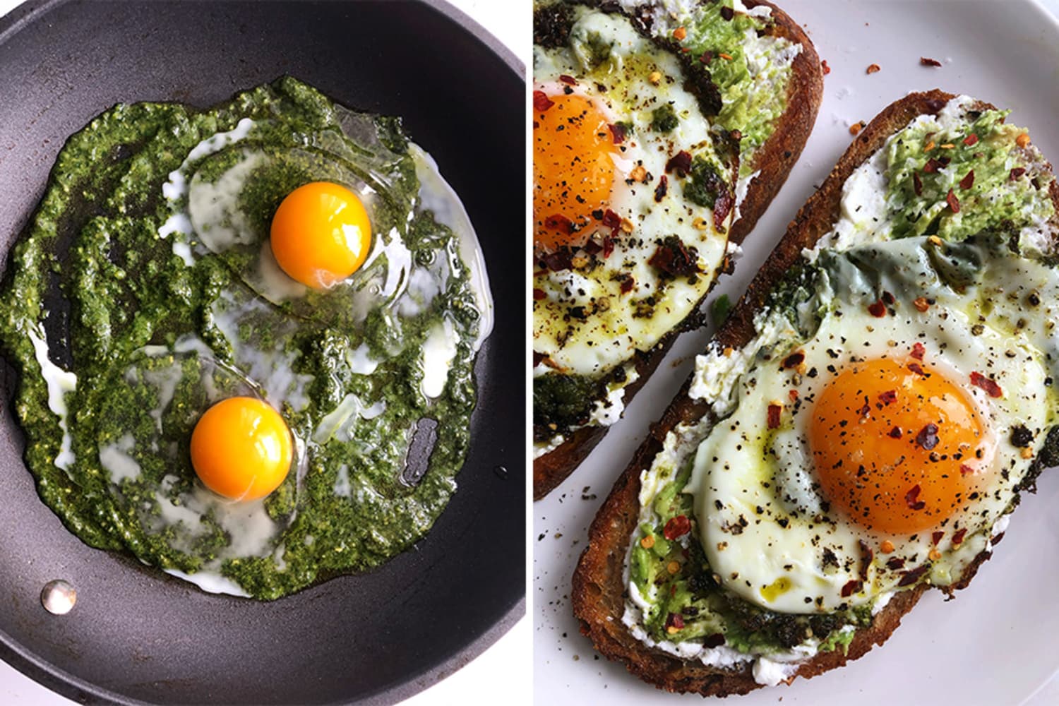 I Tried the Pesto Eggs TikTok Is Obsessed with, and I&#39;m Hooked | Kitchn