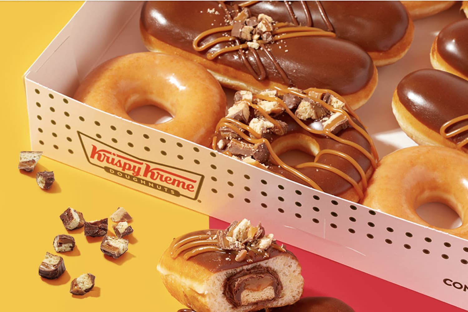 Шоколадные пончики Krispy Kreme