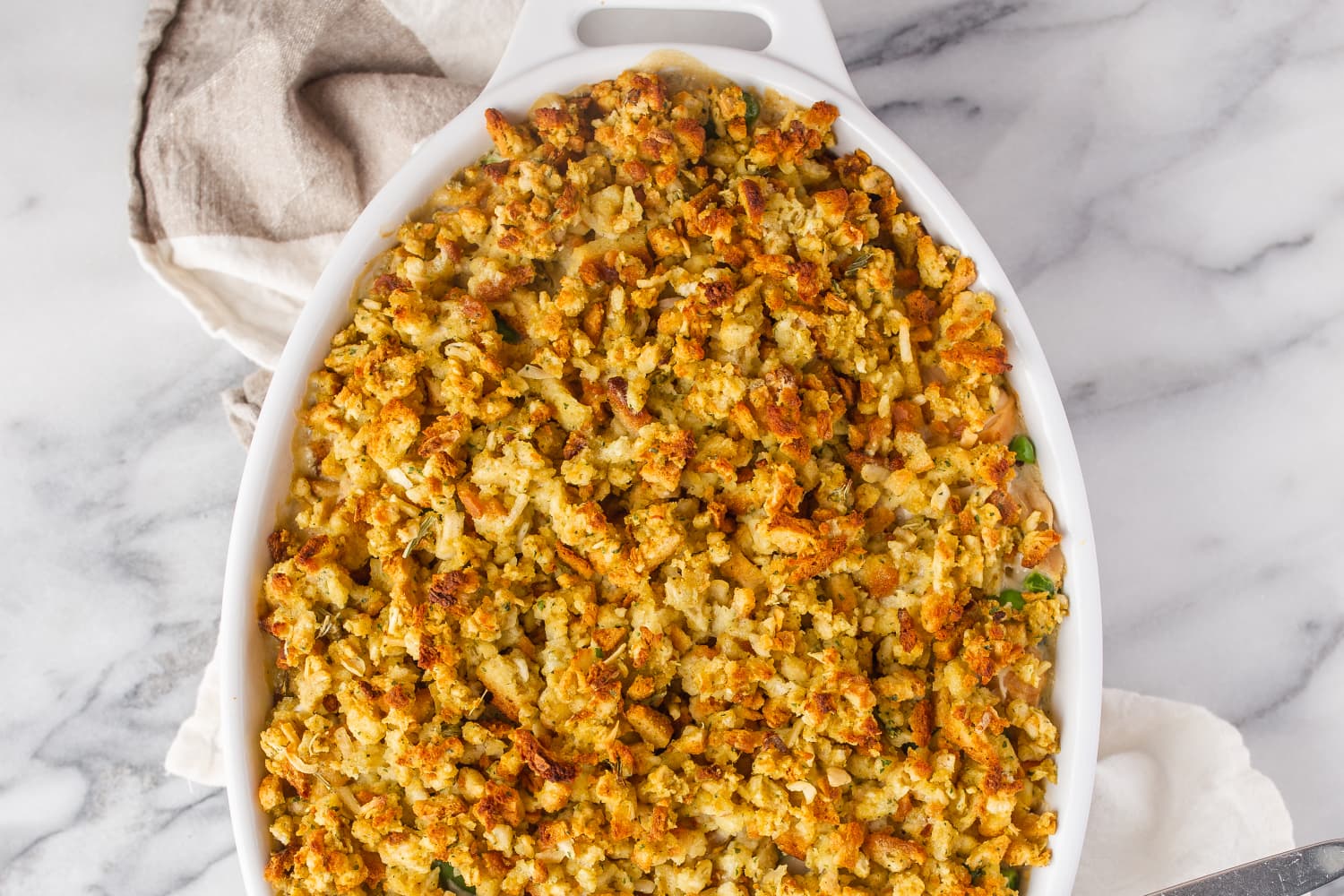 Chicken and Stuffing Casserole Recipe (Easy) - The Kitchn